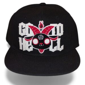 GO TO HELL BLACK - ANGR CAPS