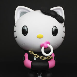 HELLO KITTY COLABORACIÓN C/QUICCS 8" PIEZA FIRMADA - KIDROBOT