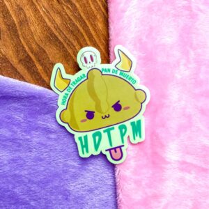 Sticker Glow In The Dark - Caramelo Corrosivo