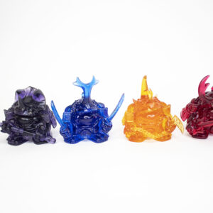 Set Tortugas Ninja resina Clear 9cm x 9cm - MR.Tucan