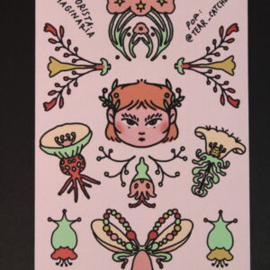 Planilla de stickers - Tearcatcher