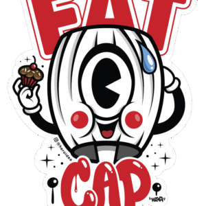 Sticker Fat cap glitter - Heroidea