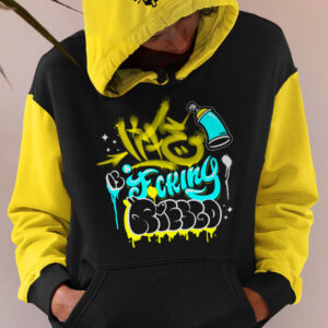 Sudadera F*cking Amarilla - Heroidea (Talla L)