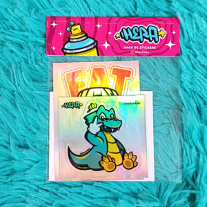 Pack de 3 Stickers Vinil Tornasol- Heroidea